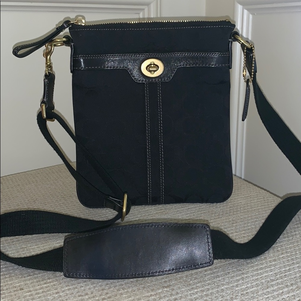 Black coach crossbody